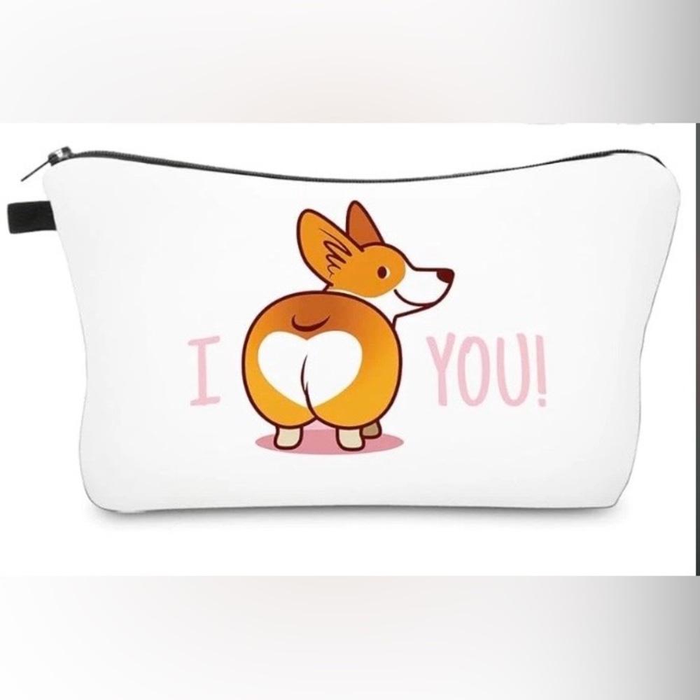 Corgi Cosmetic Bag - Waterproof Travel Pouch